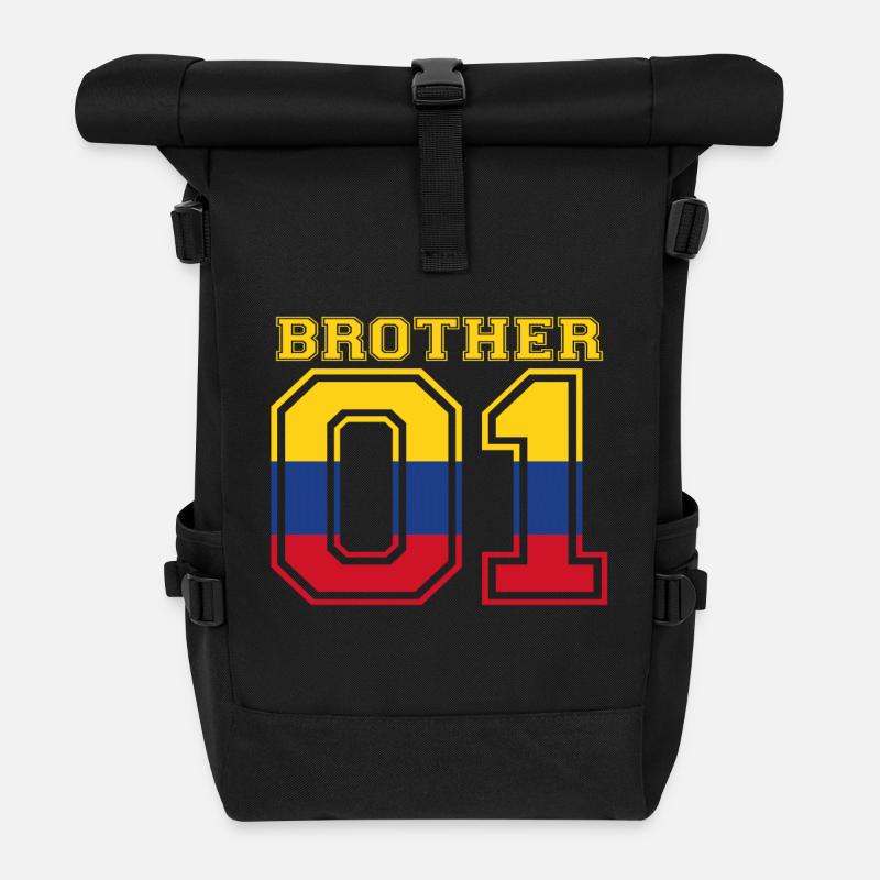 brother brother 01 king Colombia - Roll Top Backpack - black