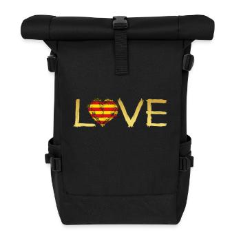 Love Roots Home Country Home Pride estelada kata - Roll Top Backpack - black - Front