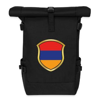 World Champion Champion 2018 wm team Armenia png - Roll Top Backpack - black - Front