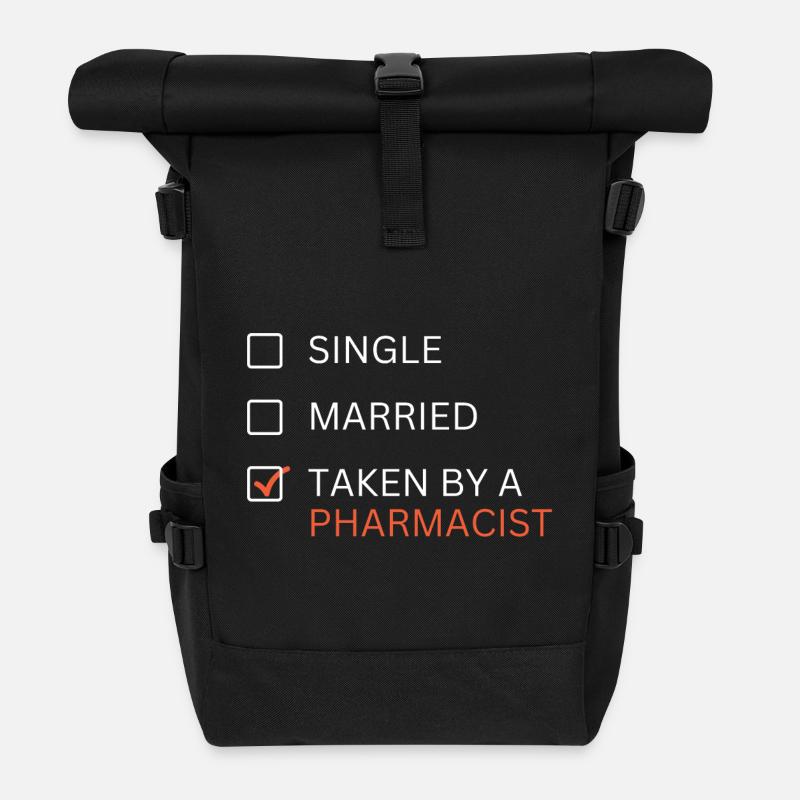 Verheiratet mit Apotheker - Rolltop Rucksack - Schwarz