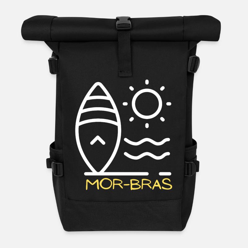 Mor-BHs - Rolltop Rucksack - Schwarz