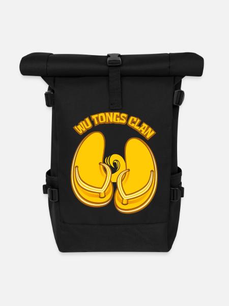 Wu-Zangen-Clan - Rolltop Rucksack - Schwarz