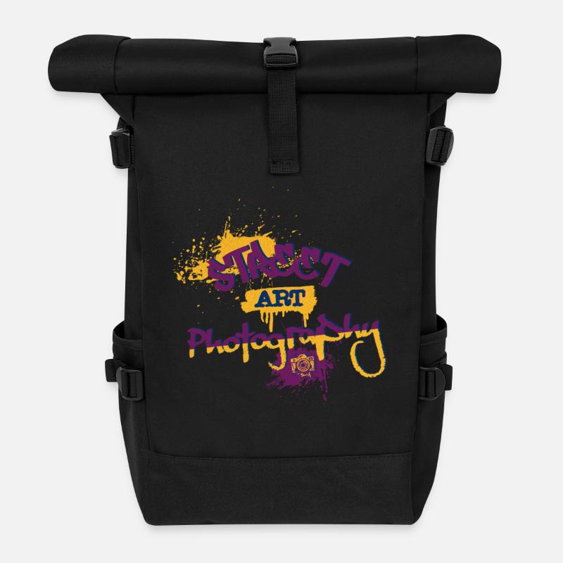 Éclat Spray Art Fotografie - Rolltop Rucksack - Schwarz