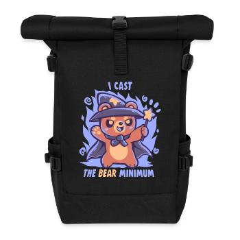 The Bear Minimum Spell - Roll Top Backpack - black - Front