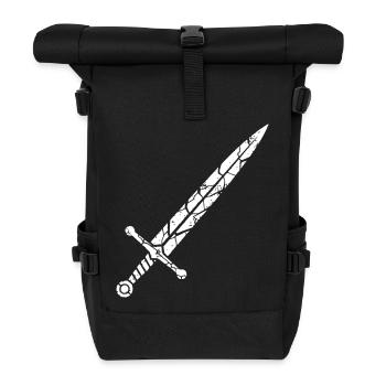 Fantasy de la Mosaïque de l’Épée du Chevalier - Sac à dos roll top - noir - Devant