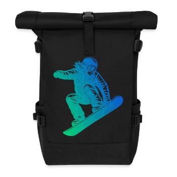 Direct Snowboard Statement - Roll Top Backpack - black - Front