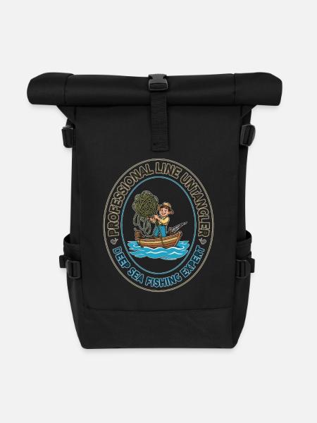 Patch de dépêcheur de Deep Sea Line - Sac à dos roll top - noir