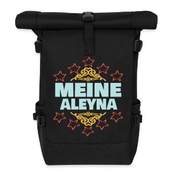 Aleyna als Ehefrau - Rolltop Rucksack - Schwarz - Vorne
