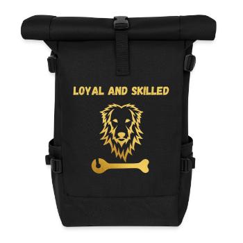 Leo Loyalty - Roll Top Backpack - black - Front