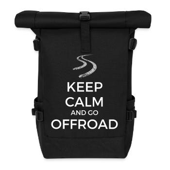 Overlanding Zubehör, Overlanding Gear, Offroad - Rolltop Rucksack - Schwarz - Vorne
