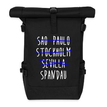 Sao Paulo Stockholm Sevilla Spandau Berlin Bezirk - Rolltop Rucksack - Schwarz - Vorne