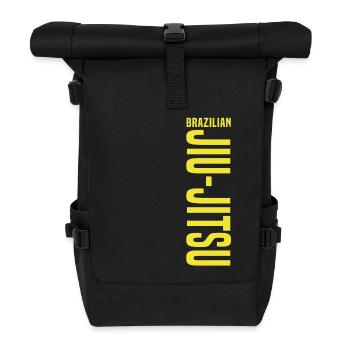 Brazilian Jiu Jitsu T-shirt BJJ Jiu-Jitsu - Rolltop Rucksack - Schwarz - Vorne
