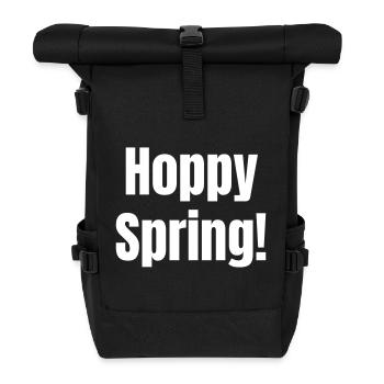 Printemps houblonné - Sac à dos roll top - noir - Devant