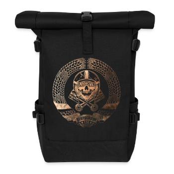 DDR - Blutgruppe 1:50 - Vintage Kupfer Edition - Rolltop Rucksack - Schwarz - Vorne