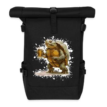 Turtle Beer Funny - Roll Top Backpack - black - Front