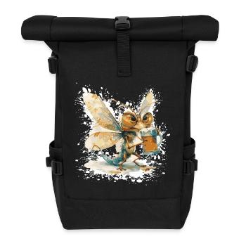 Dragonfly Beer Funny - Roll Top Backpack - black - Front