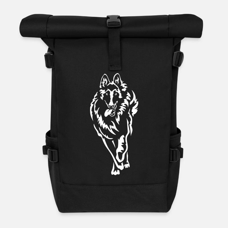 Tervueren « Black Edition » - Sac à dos roll top - noir