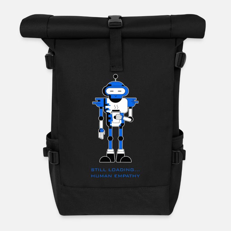 Lädt noch... Menschliche Empathie - Rolltop Rucksack - Schwarz