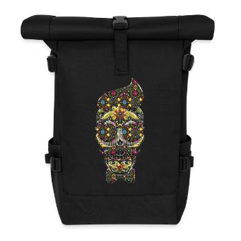 Mexiko Tag der Toten Schädel Mexiko Mexiko Latino - Rolltop Rucksack - Schwarz - Vorne