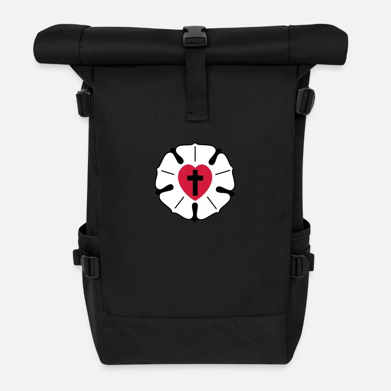 Luther - Rolltop Rucksack - Schwarz