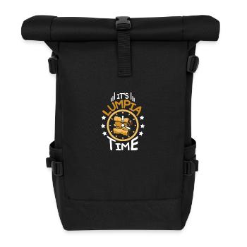 It's lumpia time - Rolltop Rucksack - Schwarz - Vorne