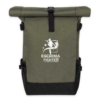 Combattant Escrima - Sac à dos roll top - olive/noir - Devant