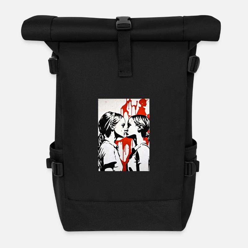 Closely - Rolltop Rucksack - Schwarz