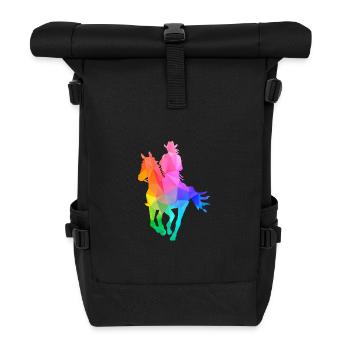 Western Lady Western Rider - Sac à dos roll top - noir - Devant