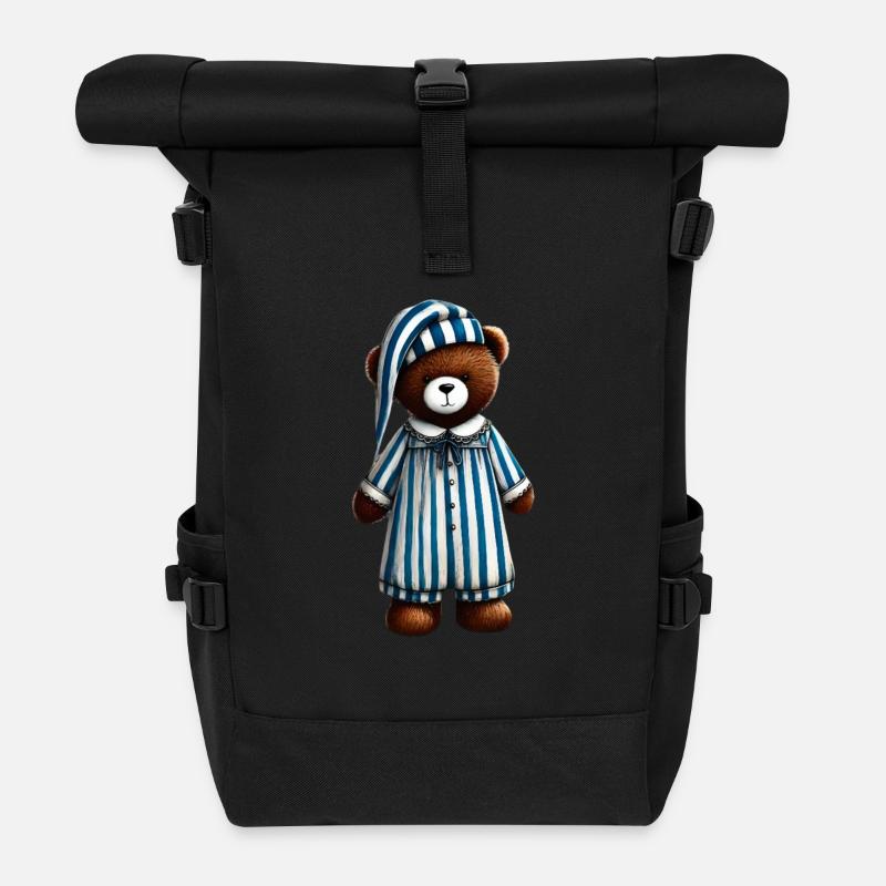 Lutkabär - Rolltop Rucksack - Schwarz