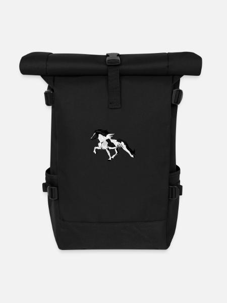 Rappschecke Tölter - Rolltop Rucksack - Schwarz