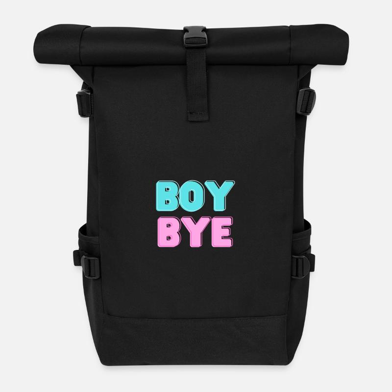 boy bye - Rolltop Rucksack - Schwarz