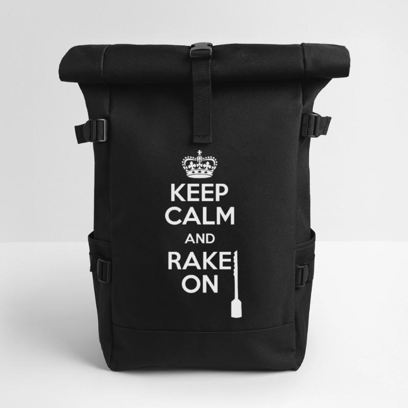 Lockpicking Keep Calm And Rake On Lock Picking Roll Top Backpack