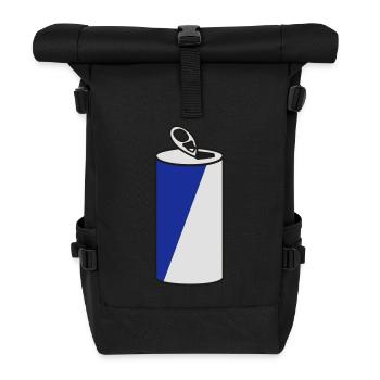 Getränkedose / beverage can (3c) - Roll Top Backpack - black - Front