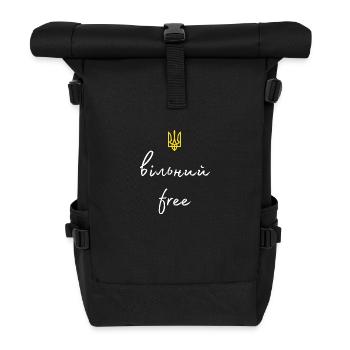 wiljnij - free - Rolltop Rucksack - Schwarz - Vorne