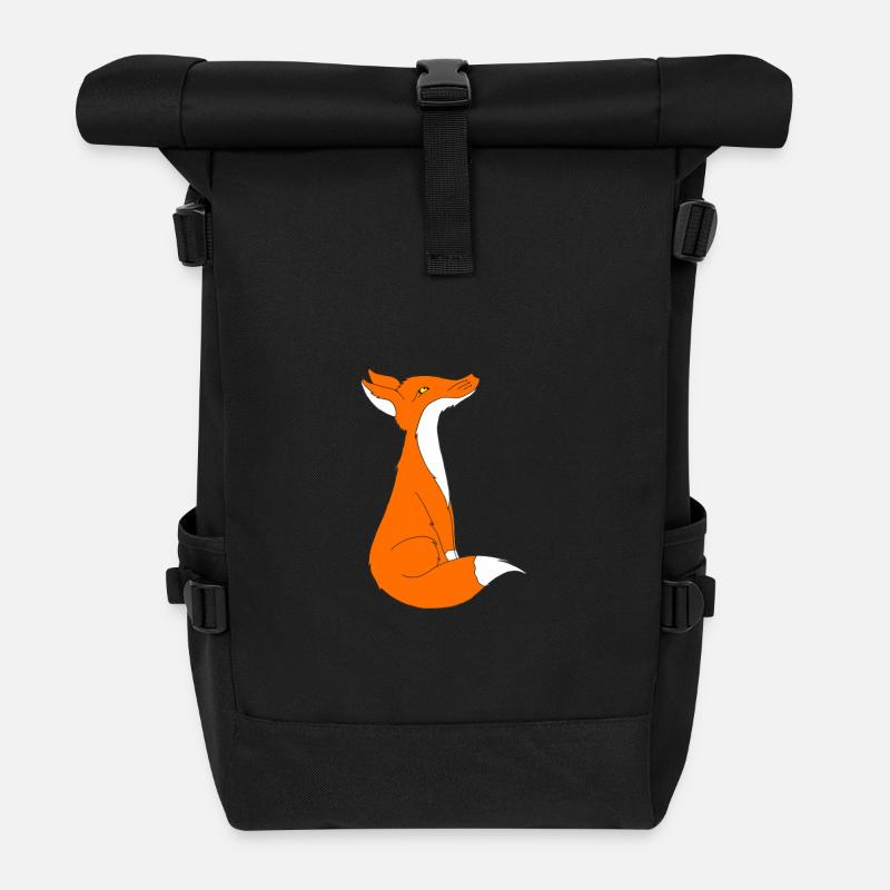 Renard - Sac à dos roll top - noir