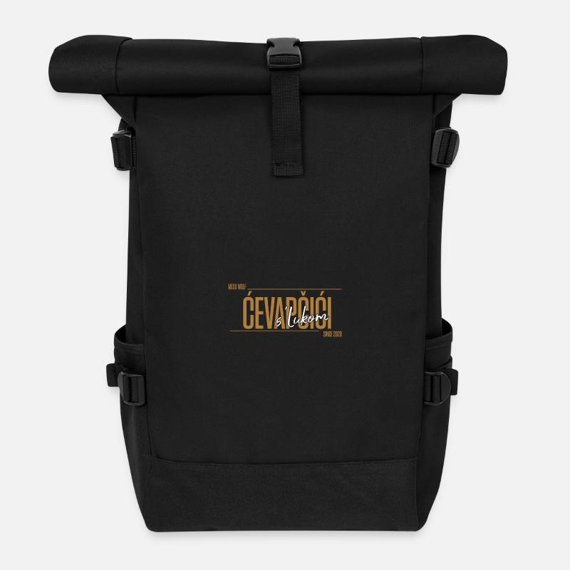 Cevapcici - Rolltop Rucksack - Schwarz