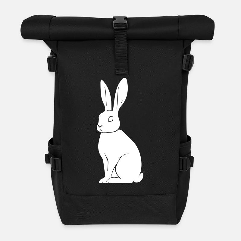 Rabbit - Roll Top Backpack - black