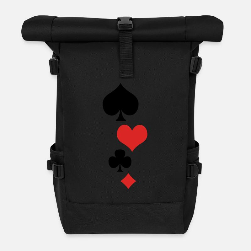 Cards 1 - Sac à dos roll top - noir