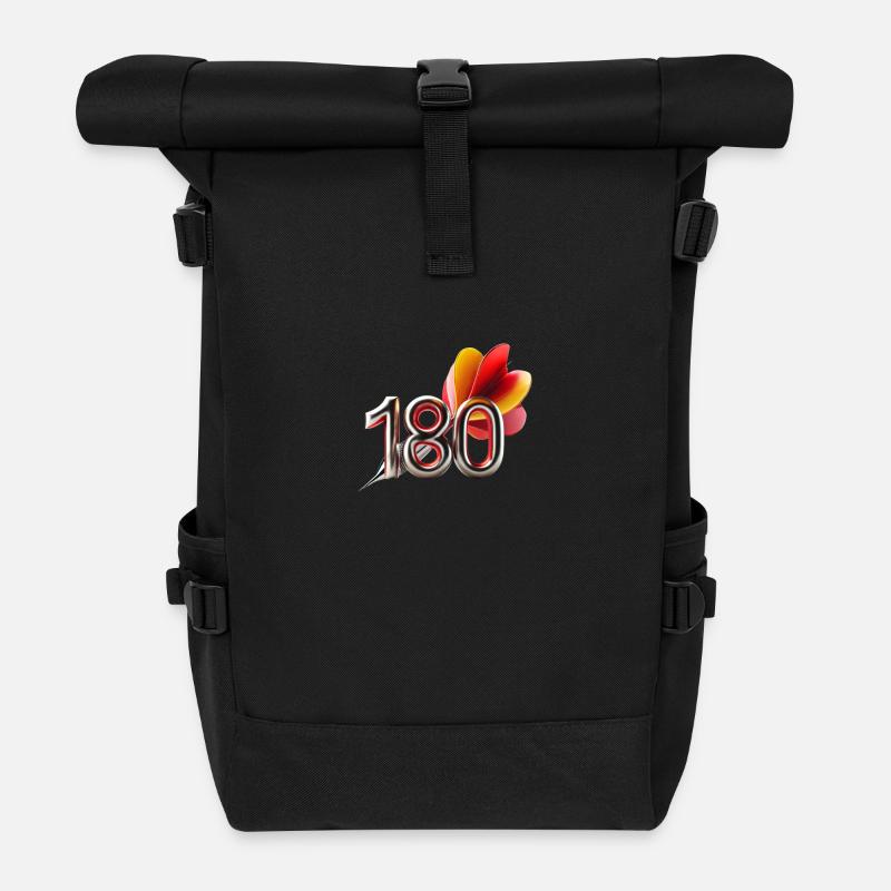 Dart 180 - Rolltop Rucksack - Schwarz