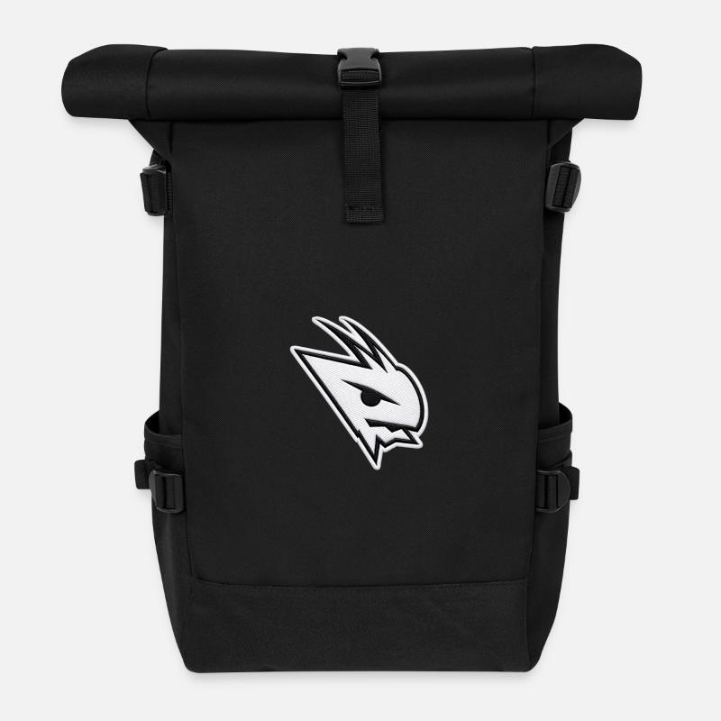 logo_bordado - Rolltop Rucksack - Schwarz