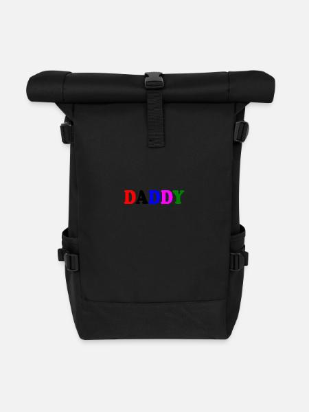 Daddy - Sac à dos roll top - noir