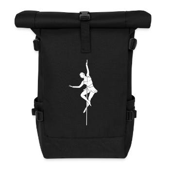 Figurine Pole Dance - Ballerine - Sac à dos roll top - noir - Devant