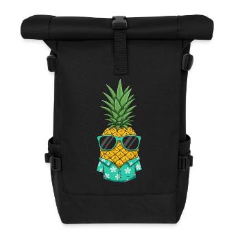 Cool Pineapple - Roll Top Backpack - black - Front
