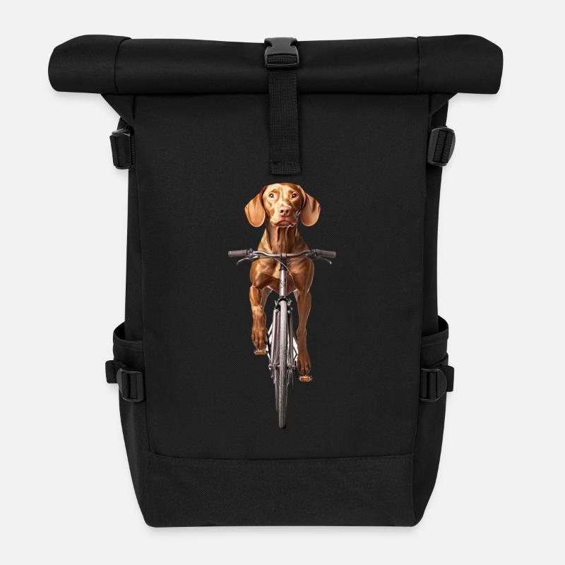 Vizsla - Rolltop Rucksack - Schwarz