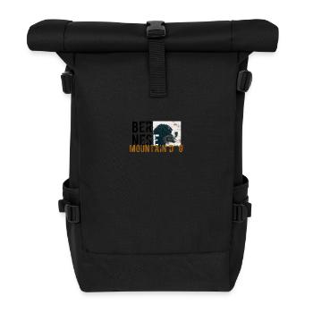 Bernese Mountaindog - Roll Top Backpack - black - Front