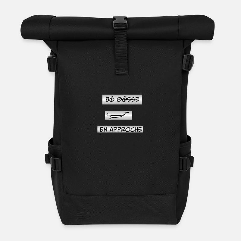 Style Manga : Bô Gôsse Attitude - Sac à dos roll top - noir