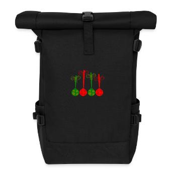 NOEL - Roll Top Backpack - black - Front