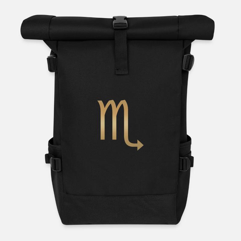 Scorpion - Roll Top Backpack - black