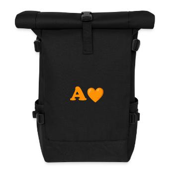 Illustration de coeur doux pour vêtements unisexes - Sac à dos roll top - noir - Devant