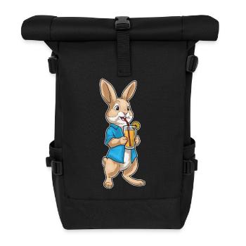 Jus de lapin - Sac à dos roll top - noir - Devant